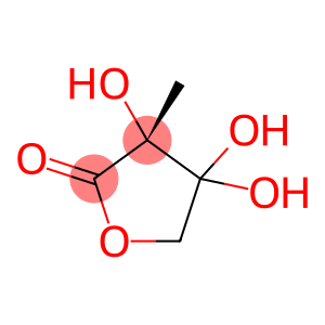 2(3H)-Furanone, dihydro-3,4,4-trihydroxy-3-methyl-, (3R)- (9CI)