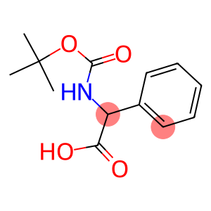 Benzeneacetic acid, a-[[(1,1-dimethylethoxy)carbonyl]amino]-