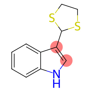 3-(1,3-Dithiolan-2-yl)-1H-indole