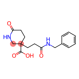 3-(2-BENZYLCARBAMOYL-ETHYL)-6-OXO-PIPERIDINE-3-CARBOXYLIC ACID