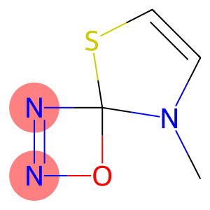 1-Oxa-5-thia-2,3,8-triazaspiro[3.4]octa-2,6-diene,8-methyl-(9CI)