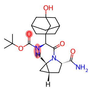 tert-Butyl [(1S)-2-[(1S,3S,5S)-3-carbamoyl-2-azabicyclo[3.1.0]hex-2-yl]-1-(3-hydroxyadamantan-1-yl)-2-oxoethyl]carbamate