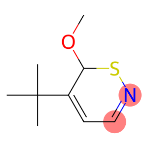 6H-1,2-Thiazine,5-(1,1-dimethylethyl)-6-methoxy-(9CI)