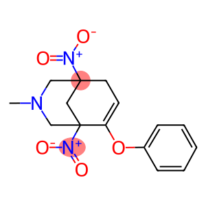 1,5-bisnitro-3-methyl-6-phenoxy-3-azabicyclo[3.3.1]non-6-ene