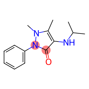 3H-Pyrazol-3-one, 1,2-dihydro-1,5-dimethyl-4-(1-methylethyl)amino-2-phenyl-