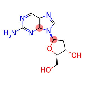 2-Amino-9-(β-D-2-deoxyribfuranosyl)purine