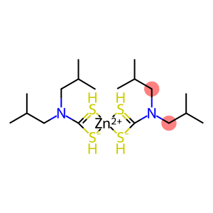 zinc diisobutyldithiocarbamate Zn.(