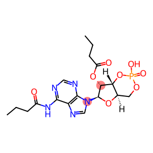 6-[6-(butanoylamino)-9H-purin-9-yl]-2-hydroxy-2-oxidotetrahydro-4H-furo[3,2-d][1,3,2]dioxaphosphinin-7-yl butanoate