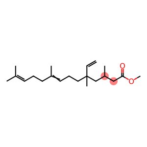 5-Ethenyl-3,5,9,13-tetramethyl-8,12-tetradecadienoic acid methyl ester
