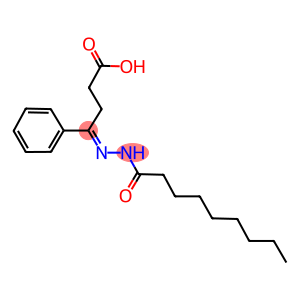 4-(nonanoylhydrazono)-4-phenylbutanoic acid