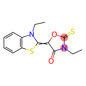 3-Ethyl-5-[3-ethyl-2(3H)-benzothiazolylidene]-2-thioxo-4-oxazolidinone