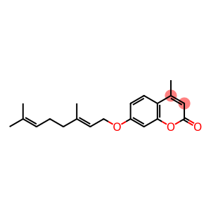 7-[(2E)-3,7-dimethylocta-2,6-dienoxy]-4-methylchromen-2-one