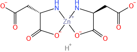 bis(l-aspartato(2-)-n,o(sup1))zincate(2-)dihydrogen(t-4)