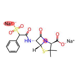 disodium [2S-[2alpha,5alpha,6beta(S*)]]-3,3-dimethyl-7-oxo-6-(phenylsulphonatoacetamido)-4-thia-1-azabicyclo[3.2.0]heptane-2-carboxylate