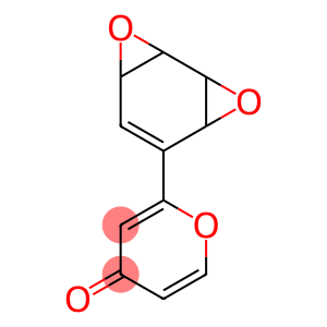 4H-Pyran-4-one, 2-[(1R,2R,4R,7R)-3,8-dioxatricyclo[5.1.0.02,4]oct-5-en-5-yl]-, rel-(-)- (9CI)