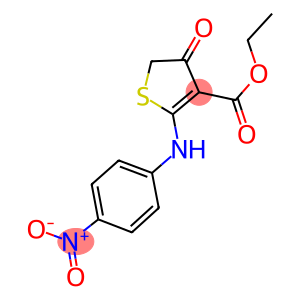 ethyl 2-{4-nitroanilino}-4-oxo-4,5-dihydro-3-thiophenecarboxylate