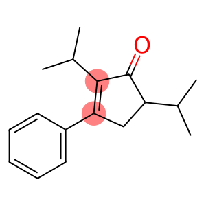 2-Cyclopenten-1-one, 2,5-bis(1-methylethyl)-3-phenyl-