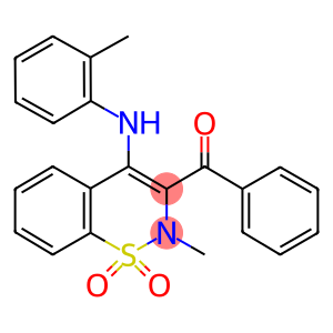 [2-methyl-1,1-dioxido-4-(2-toluidino)-2H-1,2-benzothiazin-3-yl](phenyl)methanone