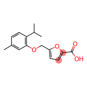 5-((2-异丙基-5-甲基苯氧基)甲基)呋喃-2-羧酸