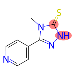 4-Methyl-5-(4-pyridinyl)-2H-1,2,4-triazole-3(4H)-thione