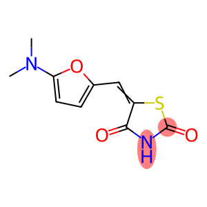 2,4-Thiazolidinedione,  5-[[5-(dimethylamino)-2-furanyl]methylene]-