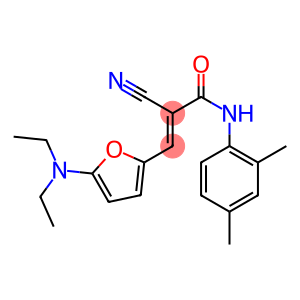 2-Propenamide,  2-cyano-3-[5-(diethylamino)-2-furanyl]-N-(2,4-dimethylphenyl)-