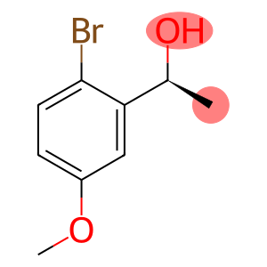 Benzenemethanol, 2-bromo-5-methoxy-α-methyl-, (αS)-