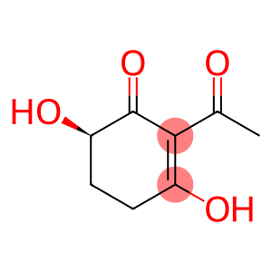 2-Cyclohexen-1-one, 2-acetyl-3,6-dihydroxy-, (6R)- (9CI)