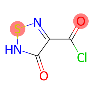1,2,5-Thiadiazole-3-carbonyl chloride, 4,5-dihydro-4-oxo- (9CI)