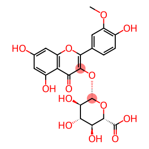 β-D-Glucopyranosiduronic acid, 5,7-dihydroxy-2-(4-hydroxy-3-methoxyphenyl)-4-oxo-4H-1-benzopyran-3-yl