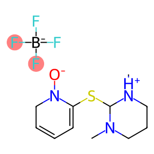 1-oxido-2-[(1,3,4-trimethyl-4,5-dihydroimidazol-1-ium-2-yl)sulfanyl]pyridin-1-ium,tetrafluoroborate