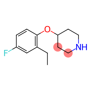 Piperidine, 4-(2-ethyl-4-fluorophenoxy)- (9CI)