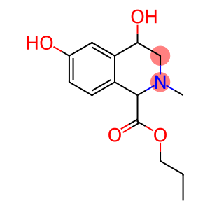 1,2,3,4-Tetrahydro-4,6-dihydroxy-2-methyl-1-isoquinolinecarboxylic acid propyl ester