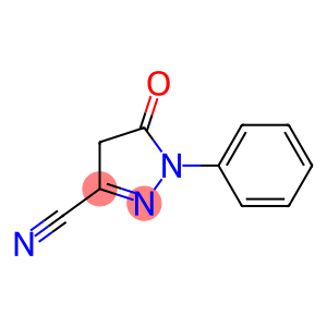 1H-Pyrazole-3-carbonitrile, 4,5-dihydro-5-oxo-1-phenyl-