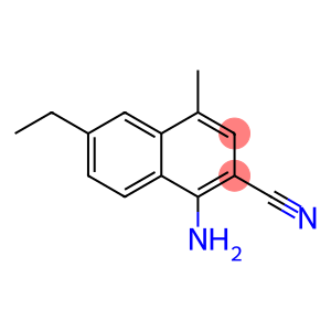 2-Naphthalenecarbonitrile,1-amino-6-ethyl-4-methyl-(9CI)