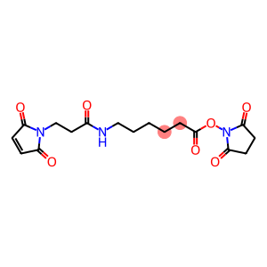 Hexanoic acid, 6-[[3-(2,5-dihydro-2,5-dioxo-1H-pyrrol-1-yl)-1-oxopropyl]amino]-, 2,5-dioxo-1-pyrrolidinyl ester