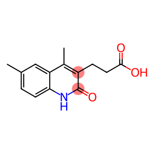 3-Quinolinepropanoic acid, 1,2-dihydro-4,6-dimethyl-2-oxo-