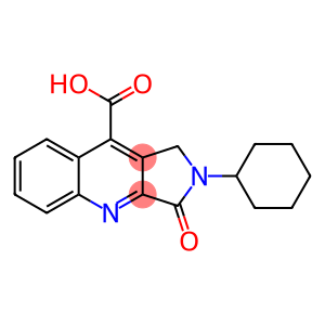 2-cyclohexyl-3-oxo-2,3-dihydro-1H-pyrrolo[3,4-b]quinoline-9-carboxylic acid