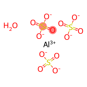 aluminum(+3) cation trisulfate hydrate
