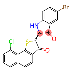 5-bromo-2-(9-chloro-3-oxonaphtho[1,2-b]thien-2(3H)-ylidene)-1,2-dihydro-3H-indol-3-one