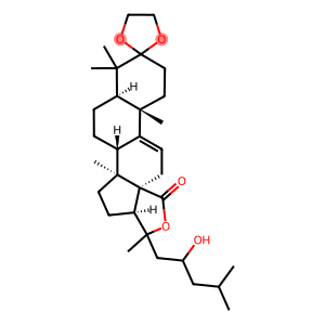 (20ξ)-3,3-[Ethylenebis(oxy)]-20,23-dihydroxy-5α-lanost-9(11)-en-18-oic acid 18,20-lactone
