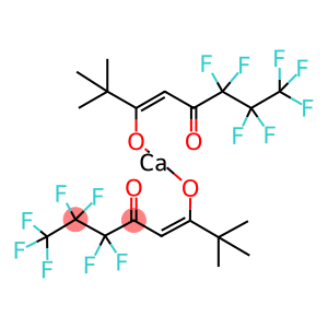 双(6,6,7,7,8,8,8-七氟-2,2-二甲基-3,5-辛二酮酸)钙