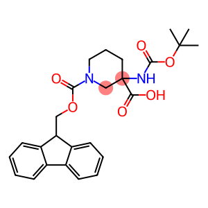 1,3-Piperidinedicarboxylicacid,3-[[(1,1-dimethylethoxy)carbonyl]amino]-,1-(9H-fluoren-9-ylmethyl)ester(9CI)