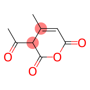 2H-Pyran-2,6(3H)-dione, 3-acetyl-4-methyl- (9CI)