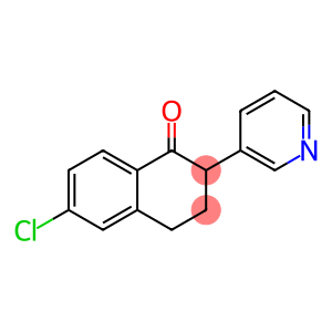 1(2H)-Naphthalenone, 6-chloro-3,4-dihydro-2-(3-pyridinyl)-