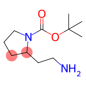 1-Pyrrolidinecarboxylic acid, 2-(2-aminoethyl)-, 1,1-dimethylethyl ester