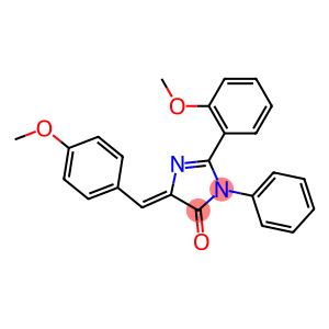 4H-Imidazol-4-one,  3,5-dihydro-2-(2-methoxyphenyl)-5-[(4-methoxyphenyl)methylene]-3-phenyl-