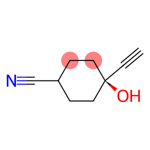 Cyclohexanecarbonitrile, 4-ethynyl-4-hydroxy-, cis- (9CI)
