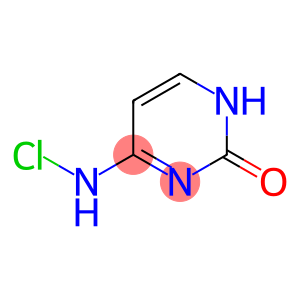 2(1H)-Pyrimidinone, 4-(chloroamino)- (9CI)