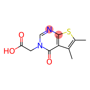 2-(5,6-dimethyl-4-oxothieno[2,3-d]pyrimidin-3(4H)-yl)acetic acid